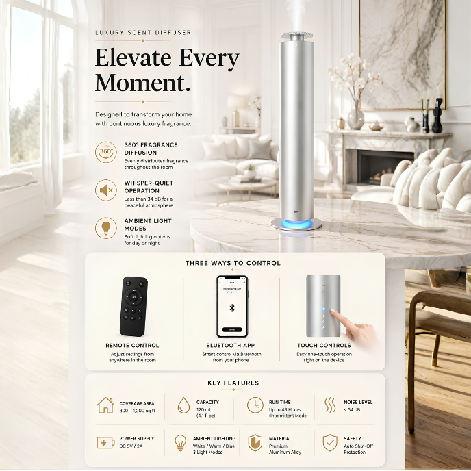 R-01-Silv-Aroma Diffuser