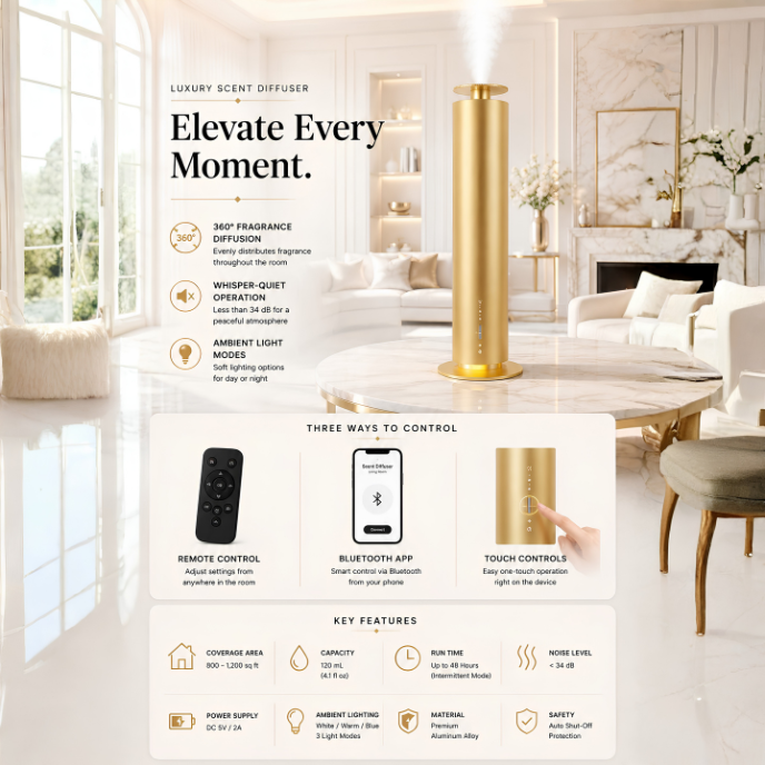 R-01-Gold Aroma Diffuser